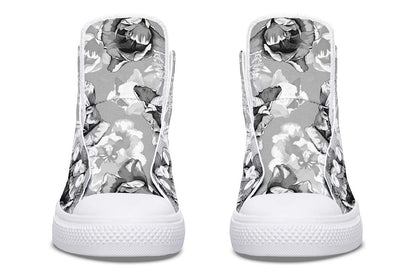 Printed Couple High Top Canvas Shoes