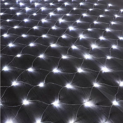 Christmas led lights string lights outdoor waterproof fishnet lights full of stars paved holiday lights wedding ins decorative lights