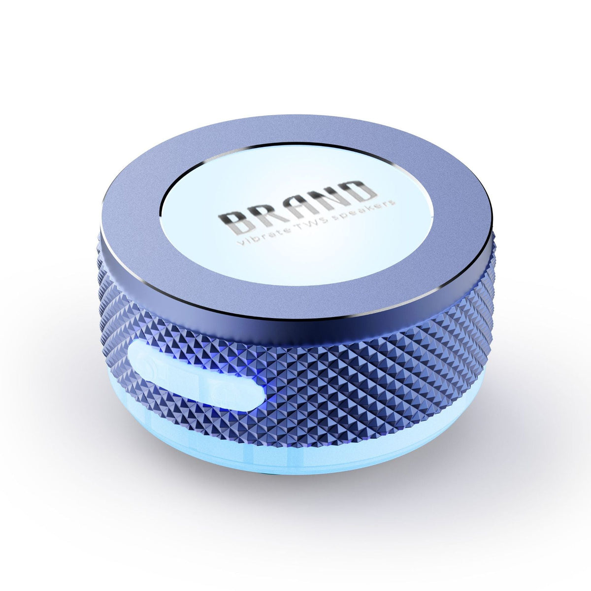 Small Wireless Bone Conduction Speakers Bluetooth Vibration Speaker With Color LED Light Portable Surface Adsorption Speaker