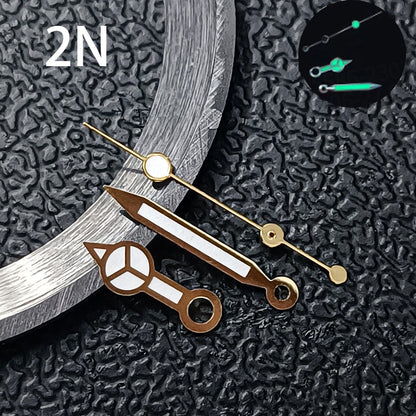 NH35 Hands, Vintage Green Luminous Watch Hands