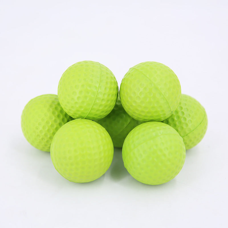 PU Golf Sponge Ball Children Novice EVA Green High Elastic Indoor