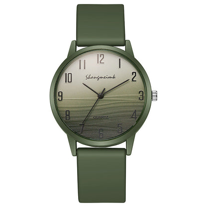 Casual Simple Jelly Color Women's Watch