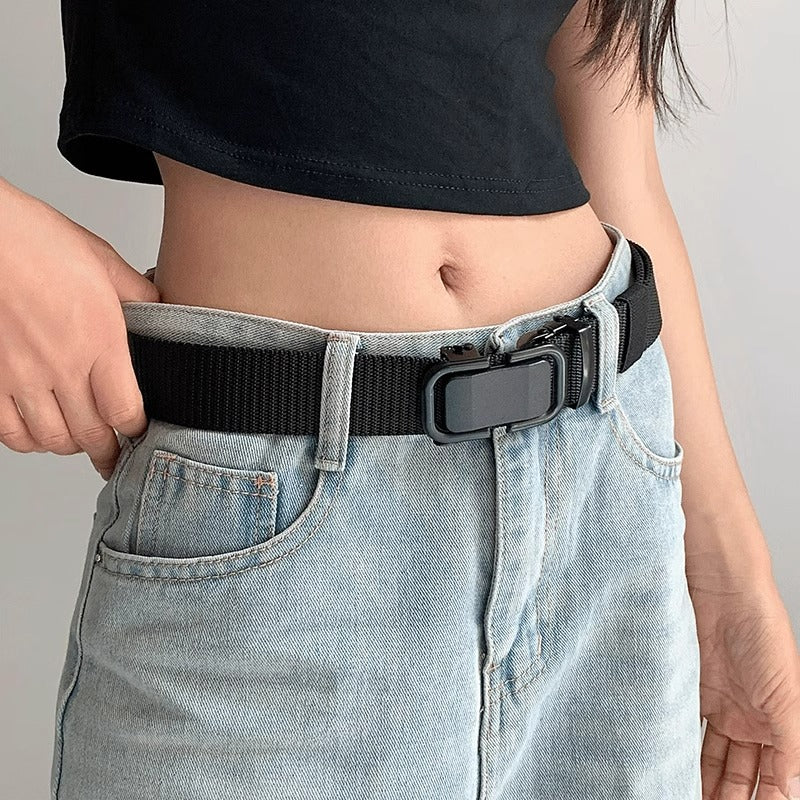 Men's Canvas Nylon Belt Lightweight And Ultra-thin