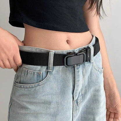 Men's Canvas Nylon Belt Lightweight And Ultra-thin