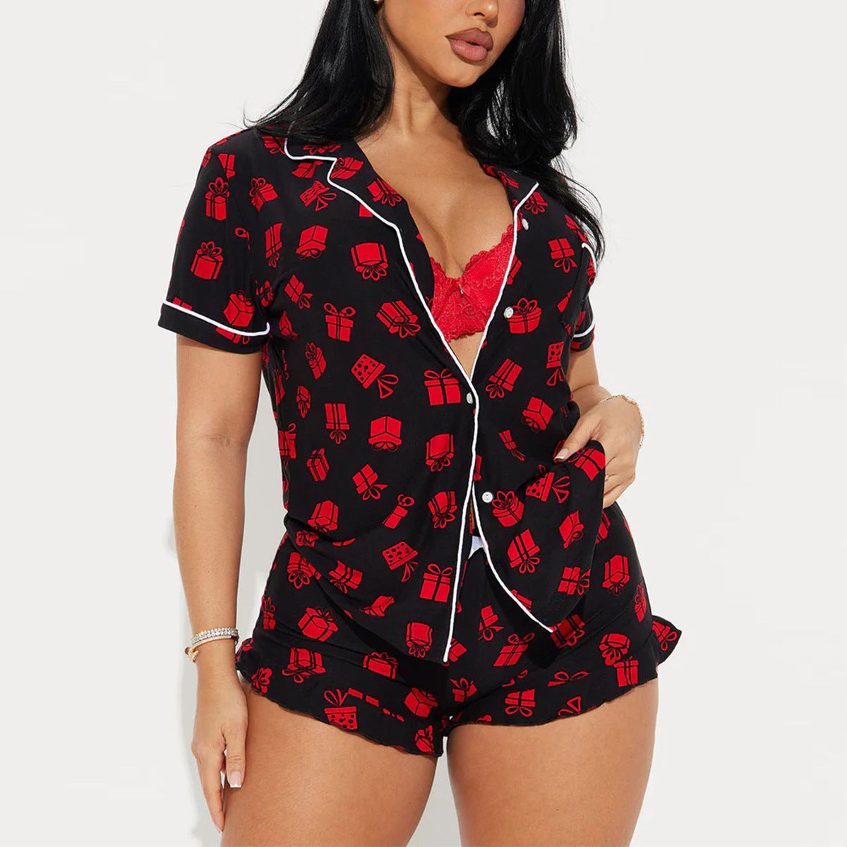 Womens Casual Loungewear Two-Piece Set