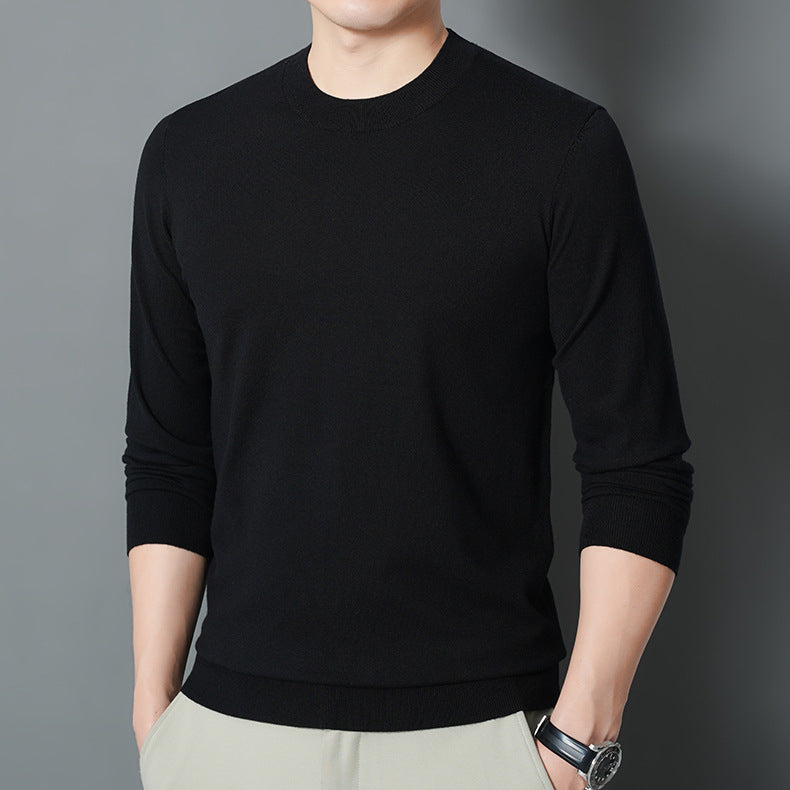 Pullover Solid-color Thermal Base Layer