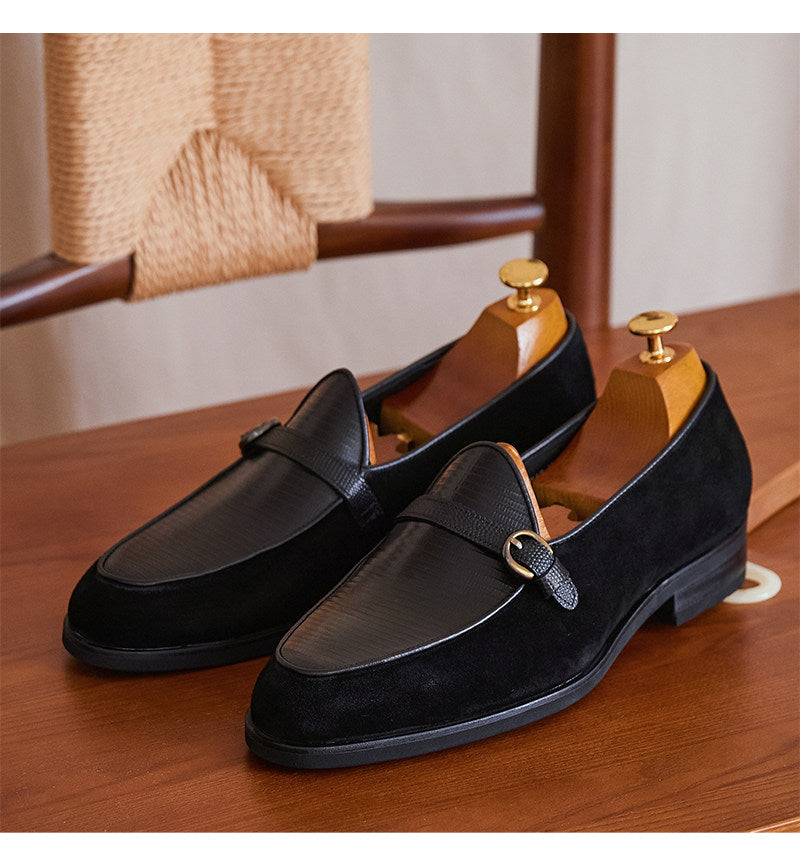 Leather Handmade British-Style Vintage Mens Loafers