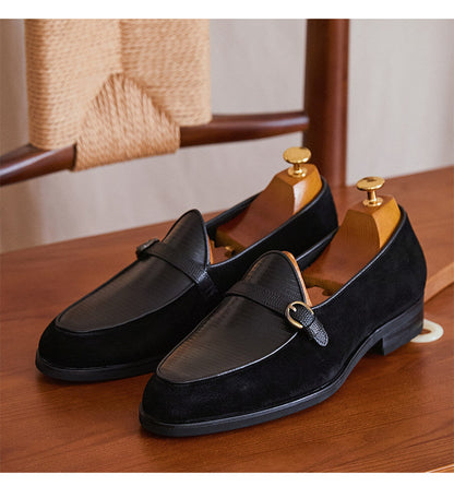 Leather Handmade British-Style Vintage Mens Loafers