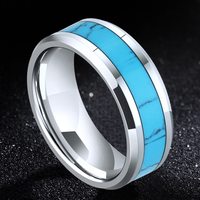 Colorfast RingTrendy European And American Men's For The Index Finger Internet Sensation