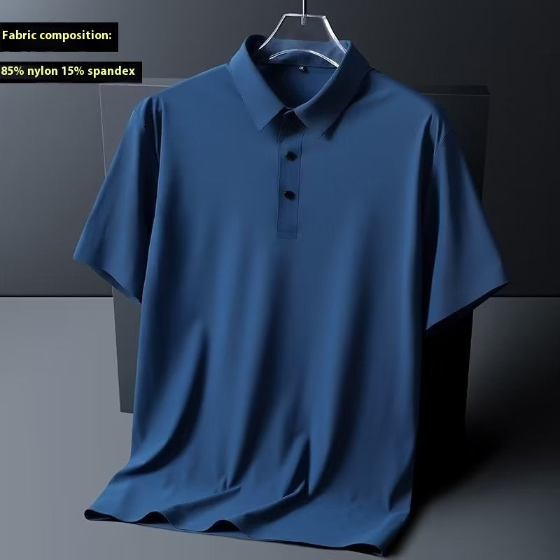 High Elastic Lightweight Ice Silk Nylon Short Sleeve