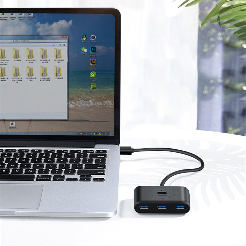 USB Extender 30 Set Cable Seperater One Drag Four Multi-function Length Expansion Dock