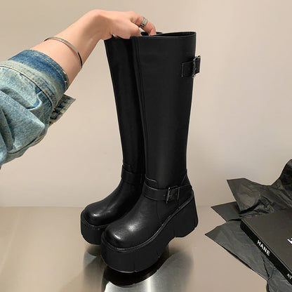 New Design Sense Niche Boots Tall Knight