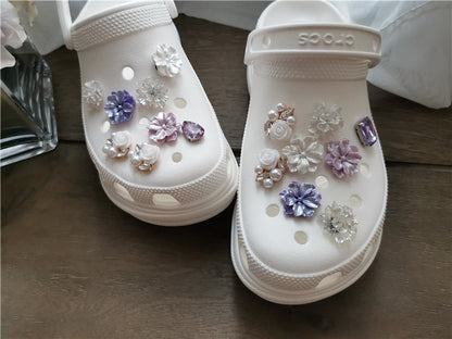 Shoe Flower Dream Purple Flower Decoration Accessories