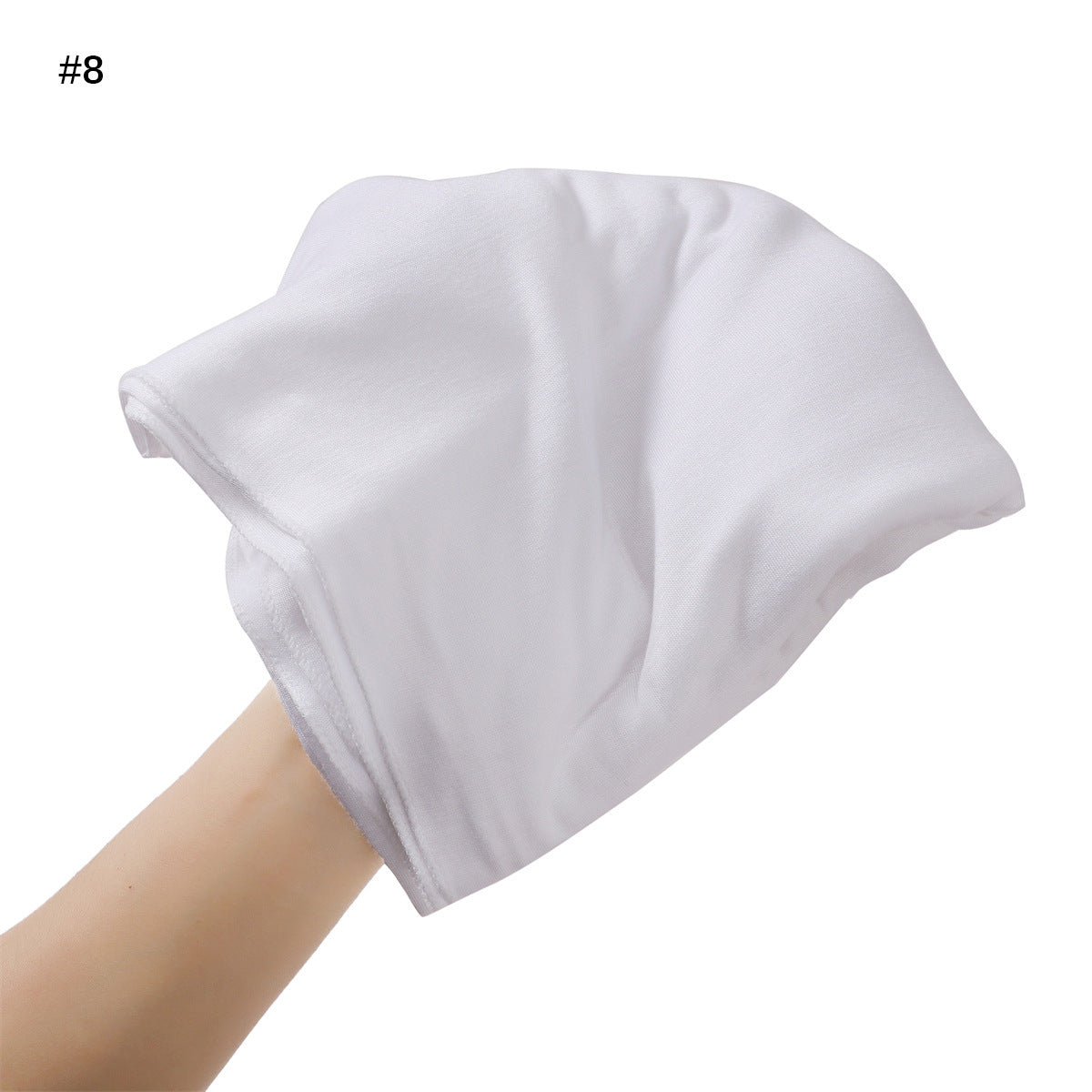 Solid-color Large-size Modal Sweatband Single-color Mercerized Cotton Turban Headscarf