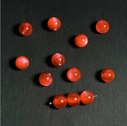 Resin Beads Cat Eye Round Beads Ornament