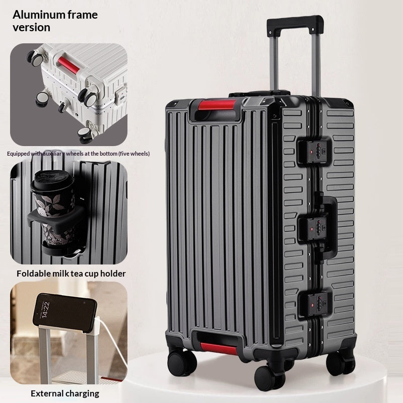 Travel Aluminum-frame Trolley With Combination Lock