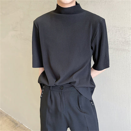 Abstinence Is A Semi-high Collar T-shirt Man