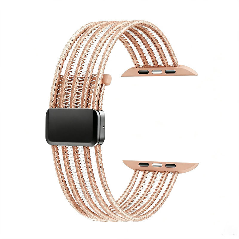 Nylon Magnetic Watch Strap Compatible With Select Smartwatches