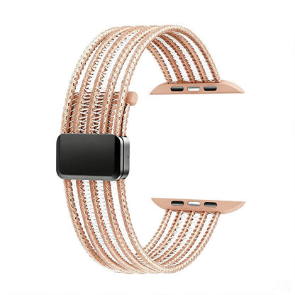 Nylon Magnetic Watch Strap Compatible With Select Smartwatches