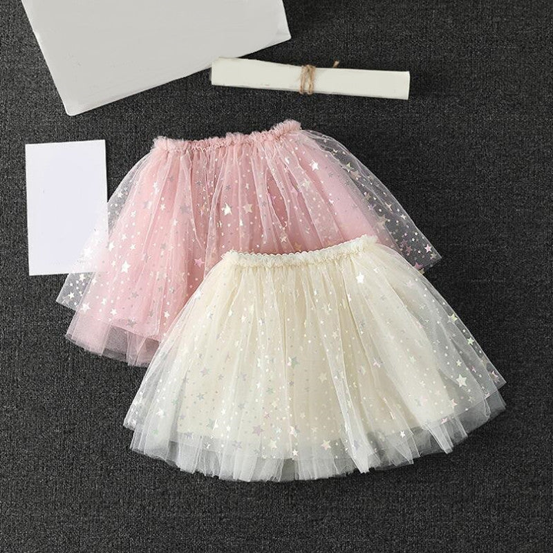 Children's sequined tutu skirt
