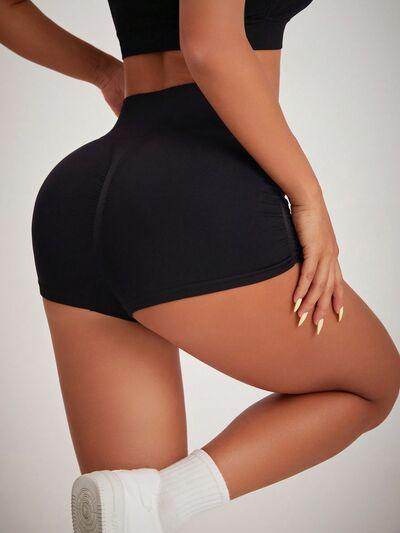 High Waist Active Shorts for Comfortable Workout Wear
