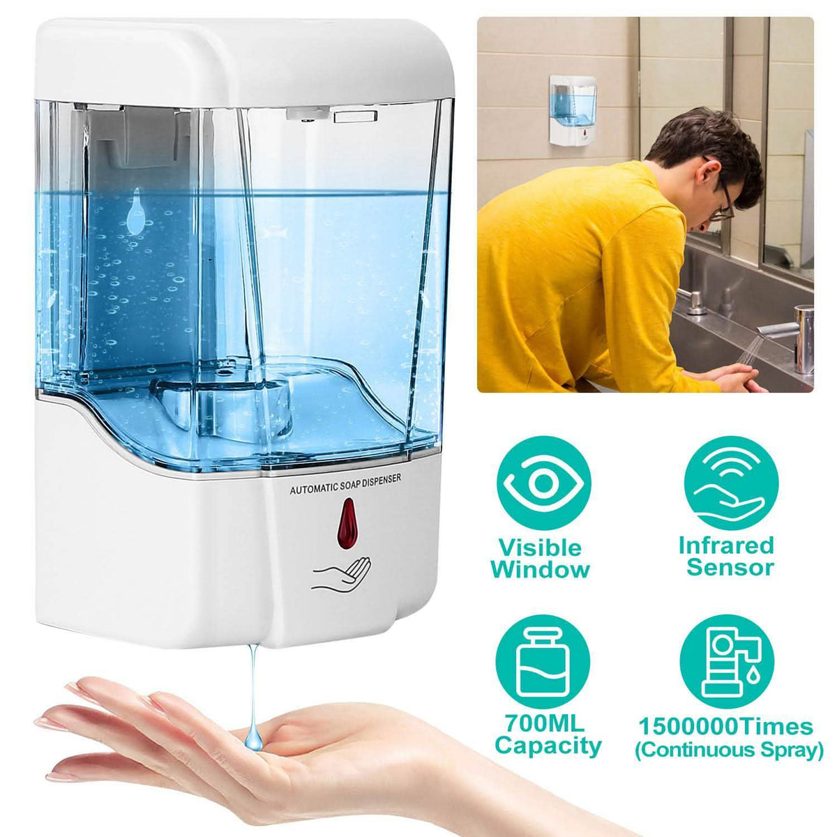 700ML Automatic Soap Dispenser