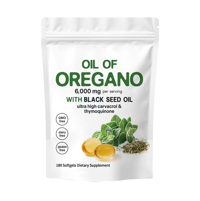 Oregano oil soft capsules
