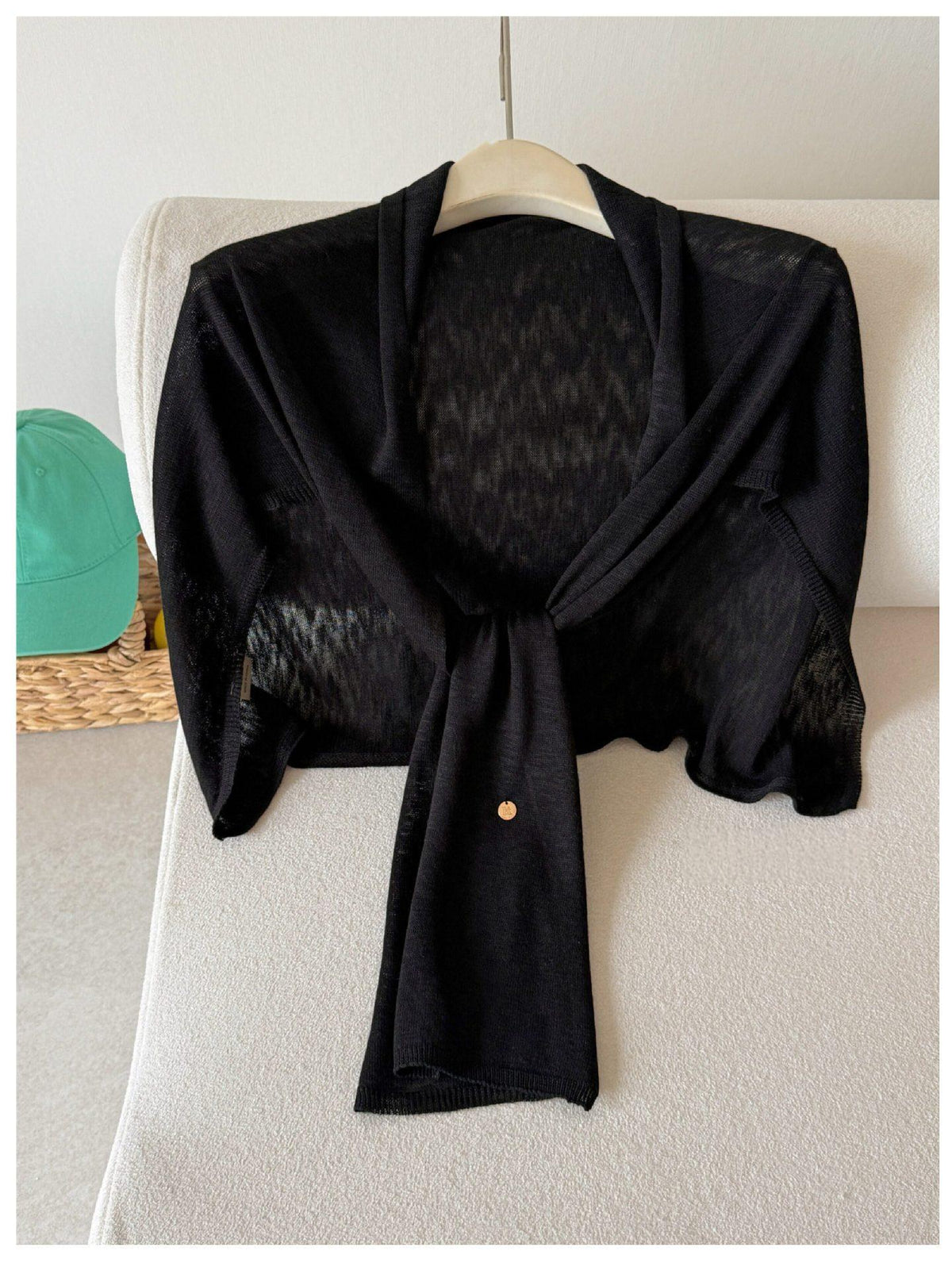 Bamboo-Section Linen Viscose Slimming Cape For Women