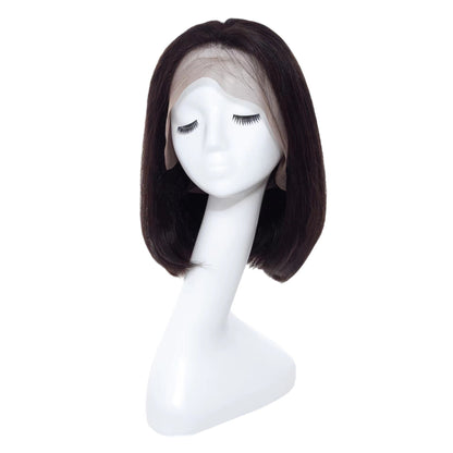 134 Front Lace Bobo Bobhaircut Natural Color Full Human Hair
