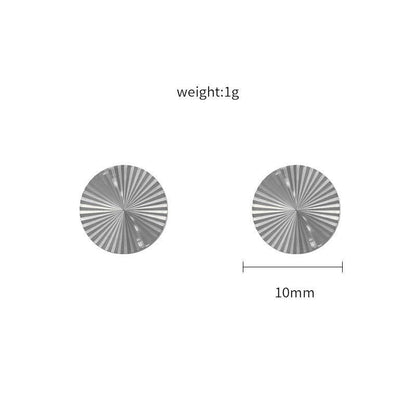 Simple And Versatile Ladies' 316 Stainless Steel Earrings