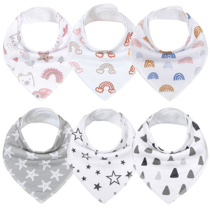 Baby Handkerchief Bib Newborn Feeding Saliva Bib