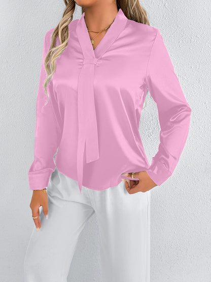 Women's Summer Satin Blouse
