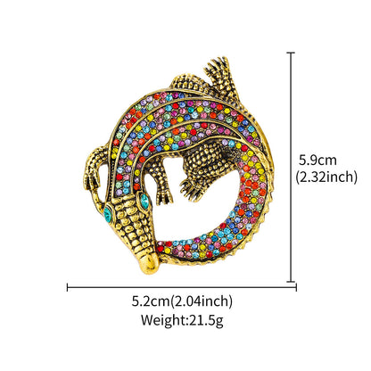 Enamel-dripped Lobster Brooch Accessory For Women