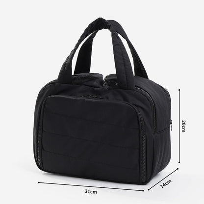 Travel Toiletry Bag Lightweight Large Wide Open Wash Bag Fluffy Cosmetic Bag Storage Bag Travel