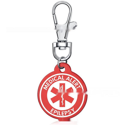 Personalized Aluminum Alloy Medical-Style Keychain