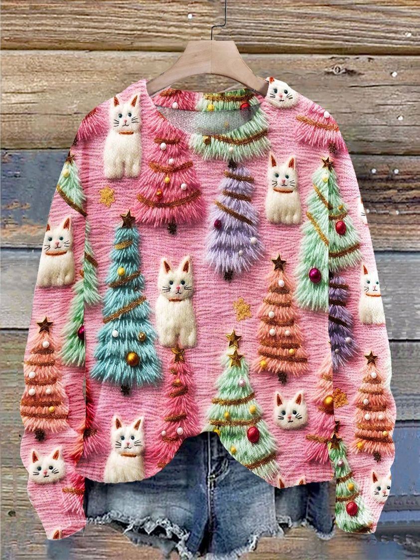New Womens Hoodie With 3D Digital Print