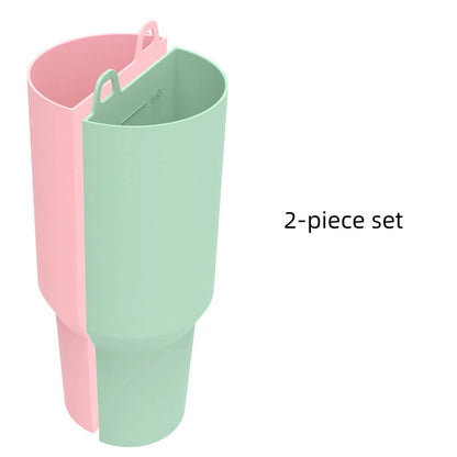 2-in-1 lined double drinking cup inner liner silicone 40oz special