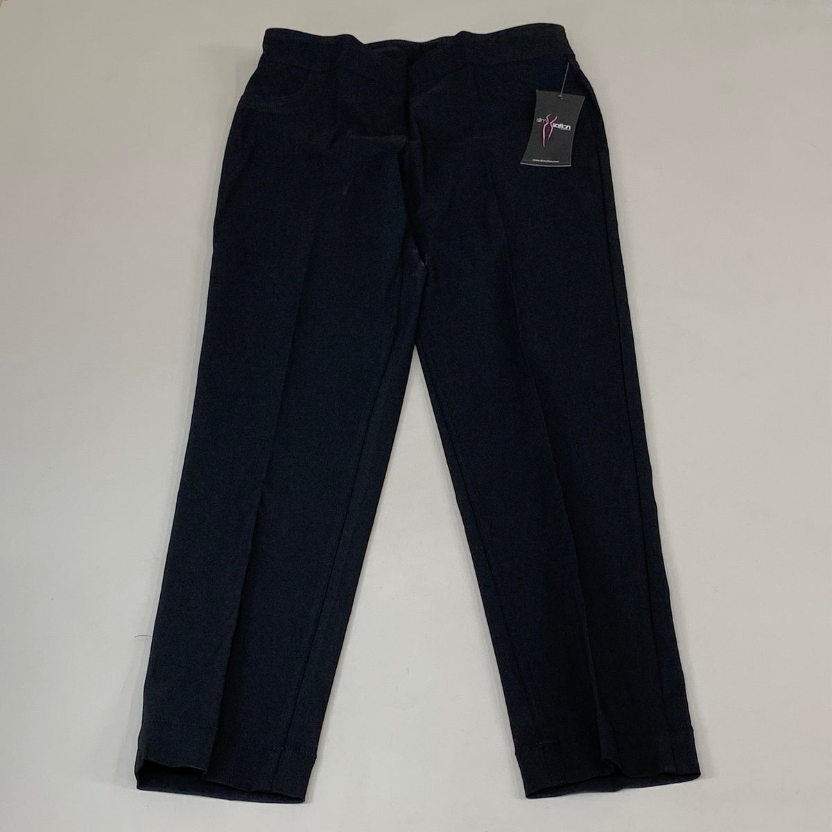 MULTIPLES Narrow Leg Pant Petite Women's Sz 12 Black M2604P