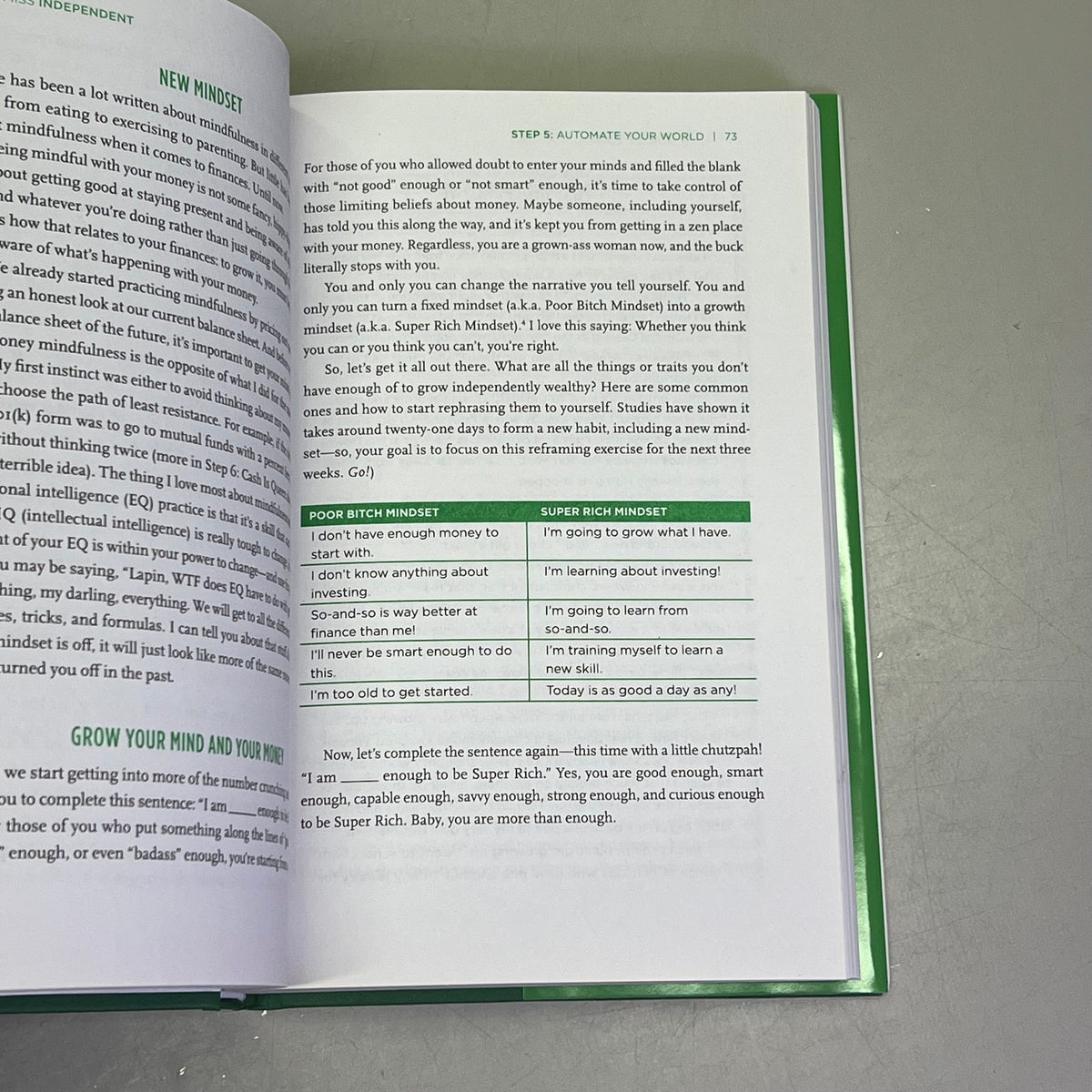 MISS INDEPENDENT A Simple 12-Step Plan For Success By Nicole Lapin Hardback Book
