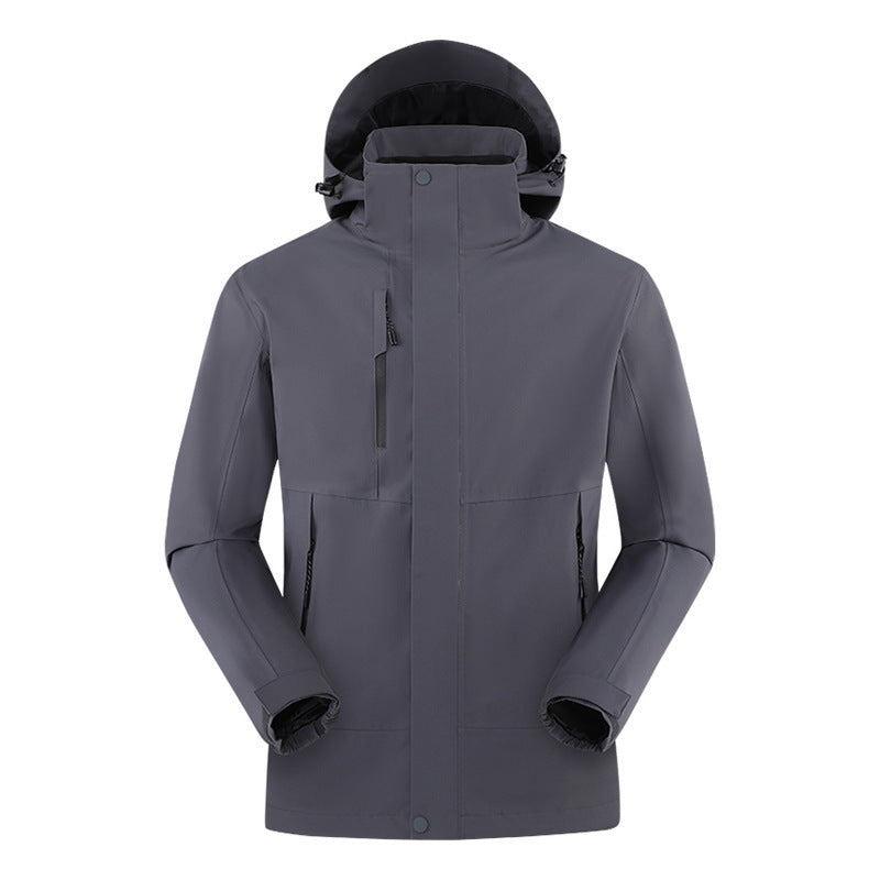 Full Heat Seal Shell Jacket Three-in-one Windproof Outdoor