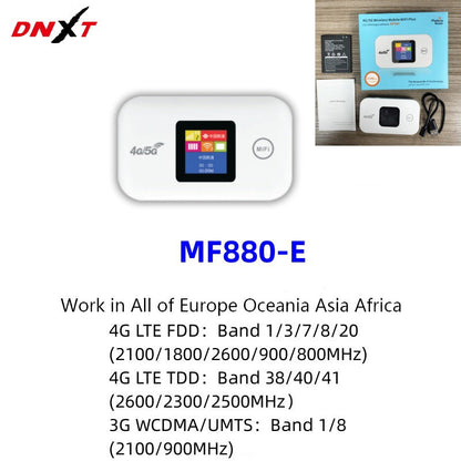Wireless Router Mobile Portable Car Portable Plastic