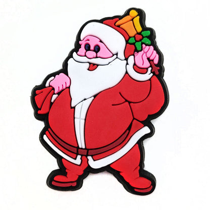 Christmas Accessories PVC Soft Rubber Shoe Buckles