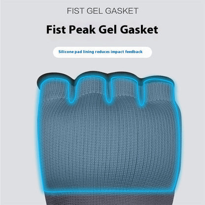 Gel Half Finger Boxing Gloves Hand Bandage