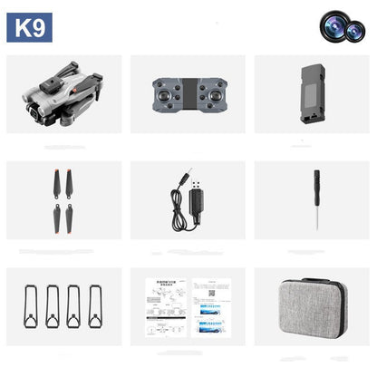 4K HD Aerial Photography Folding Aircraft Dual Camera Four-axis Remote Control