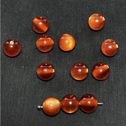 Resin Beads Cat Eye Round Beads Ornament