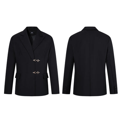 Casual Blazer With A Snap-button Closure