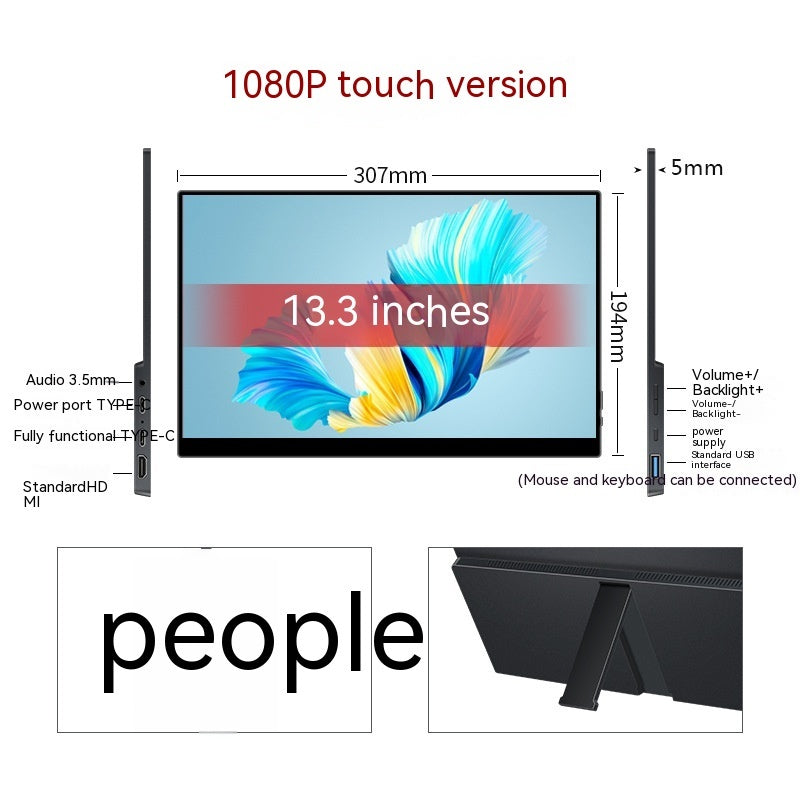 Mobile Phone & Computer Portable Touchscreen Monitor