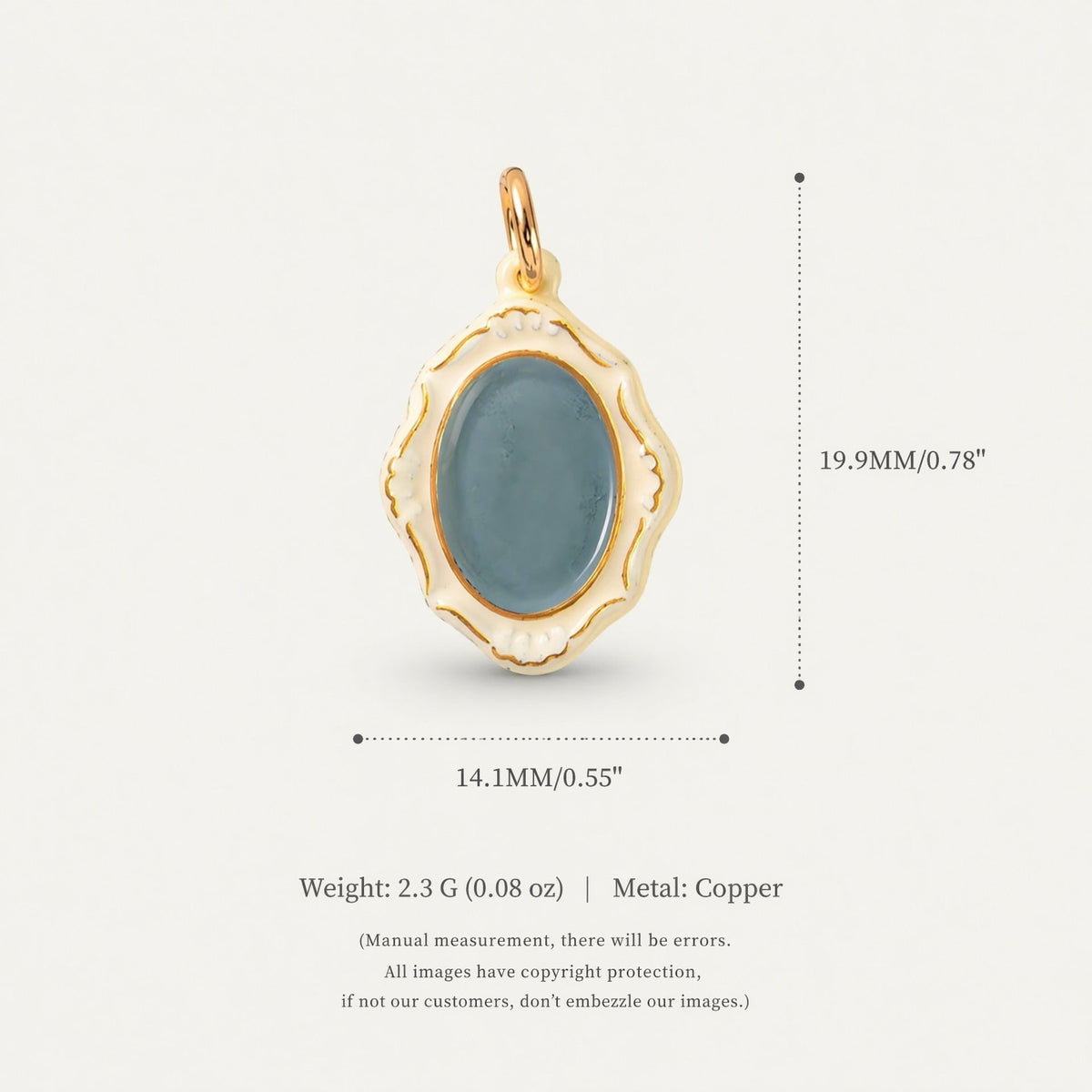 Vacuum 18K Gold Pendant Necklace
