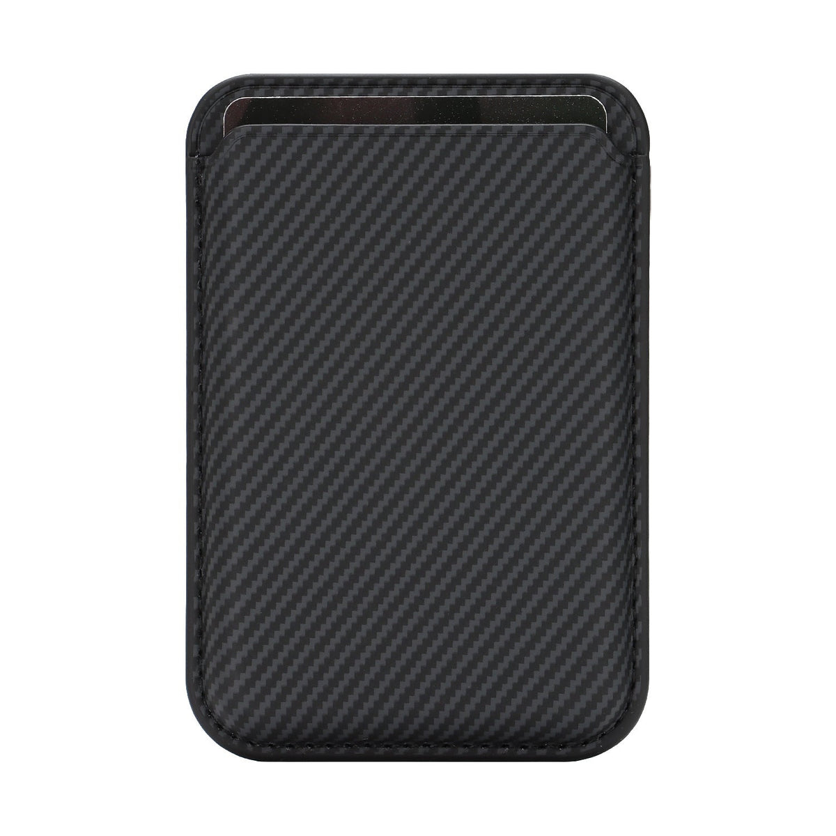 Ultra-thin Magnetic Carbon-fiber-pattern Card Holder
