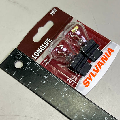 SYLVANIA (6 Bulb) Long Life Mini Bulb Clear 3157